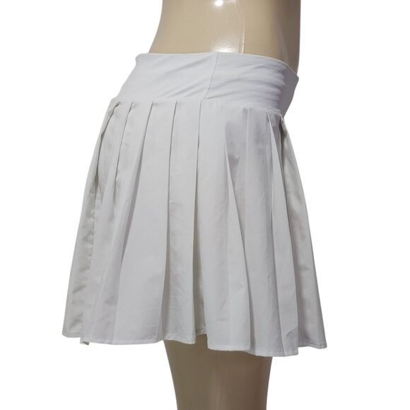Lululemon Side Pleat High Rise Tennis Skirt Size 8 White - Picture 8 of 13